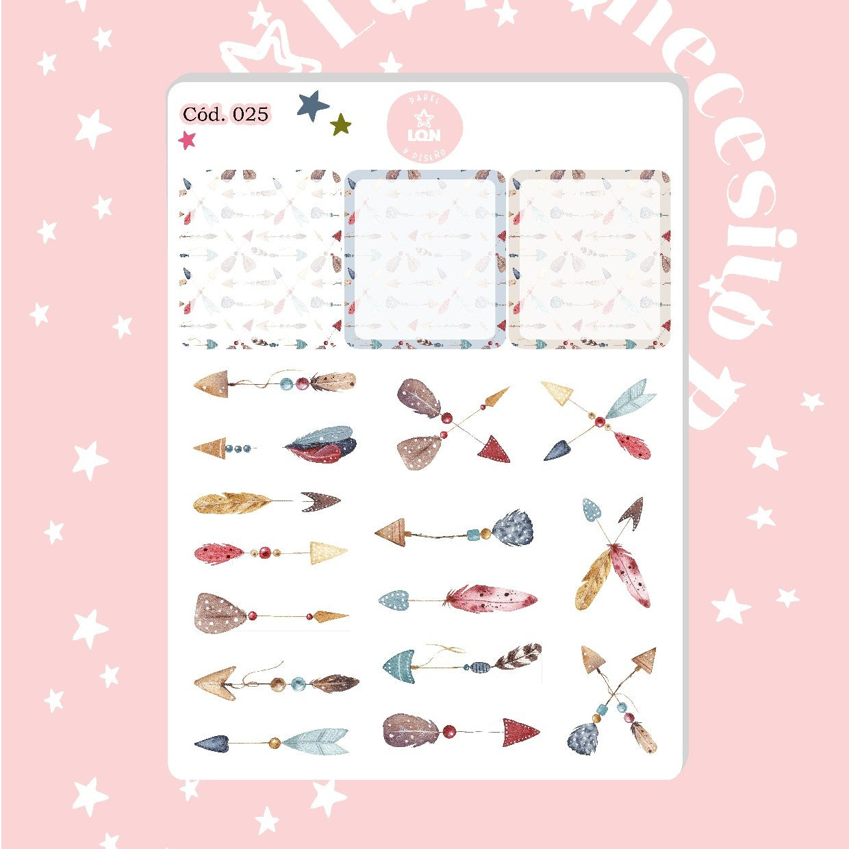 Sticker box flechas 025
