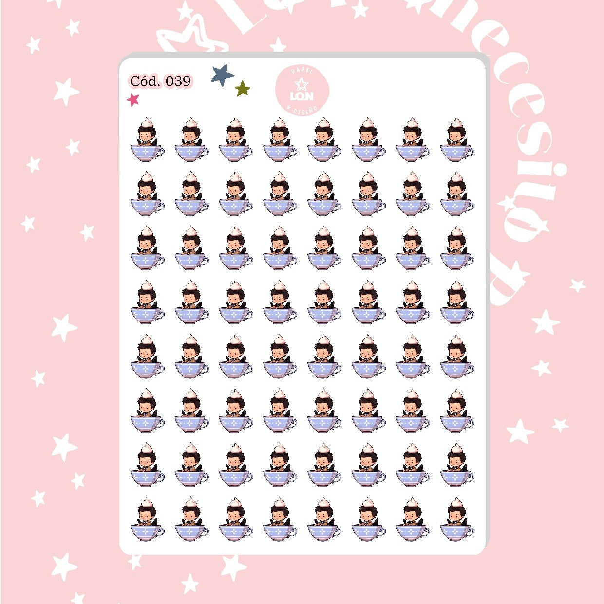 Sticker cafecito castiel 039