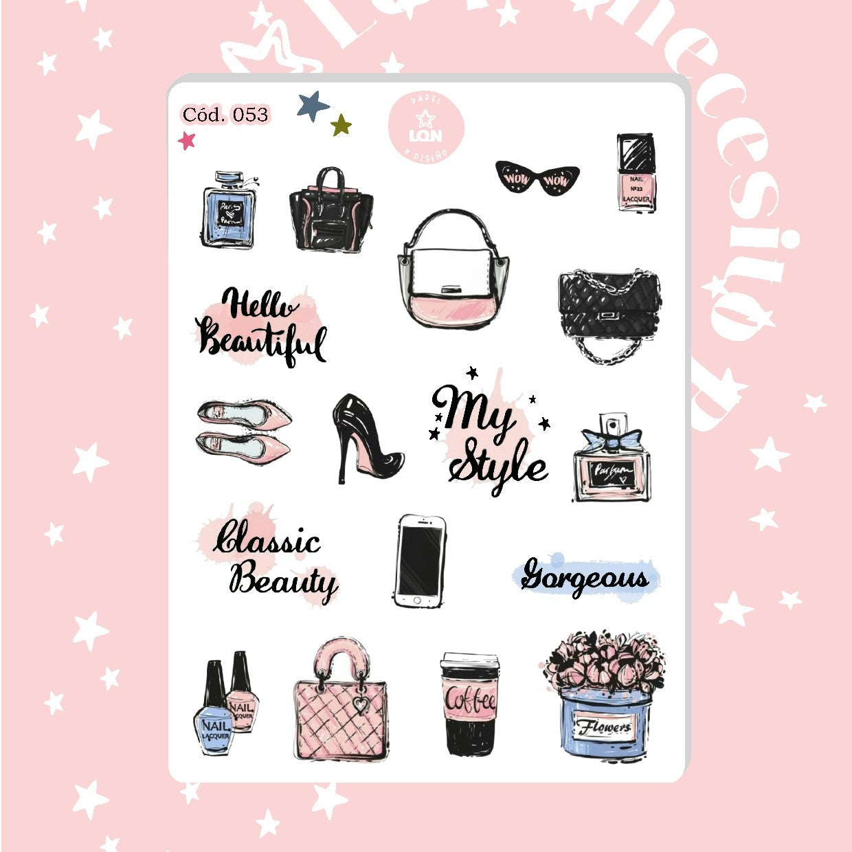 Sticker fashion 053