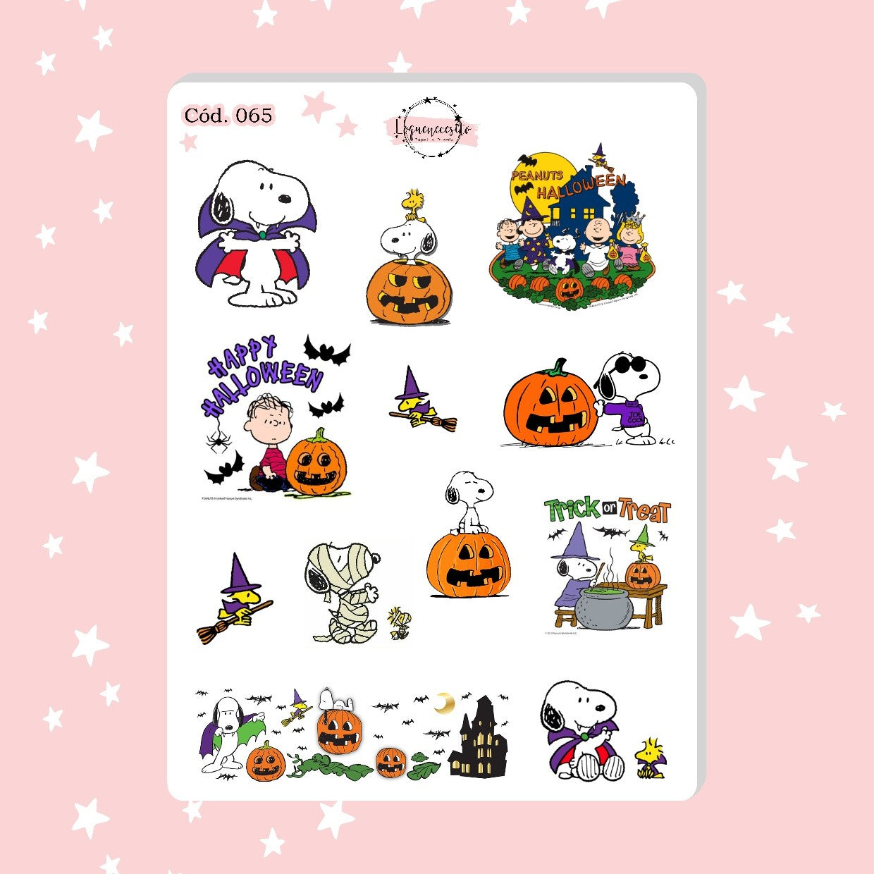 Stickers Snoopy Halloween 065