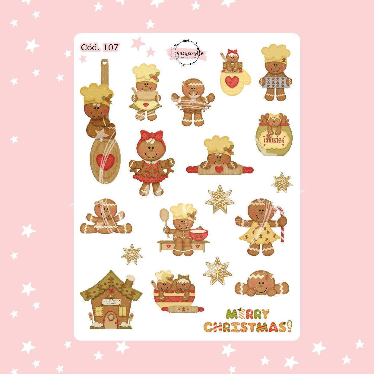 Sticker navidad 107