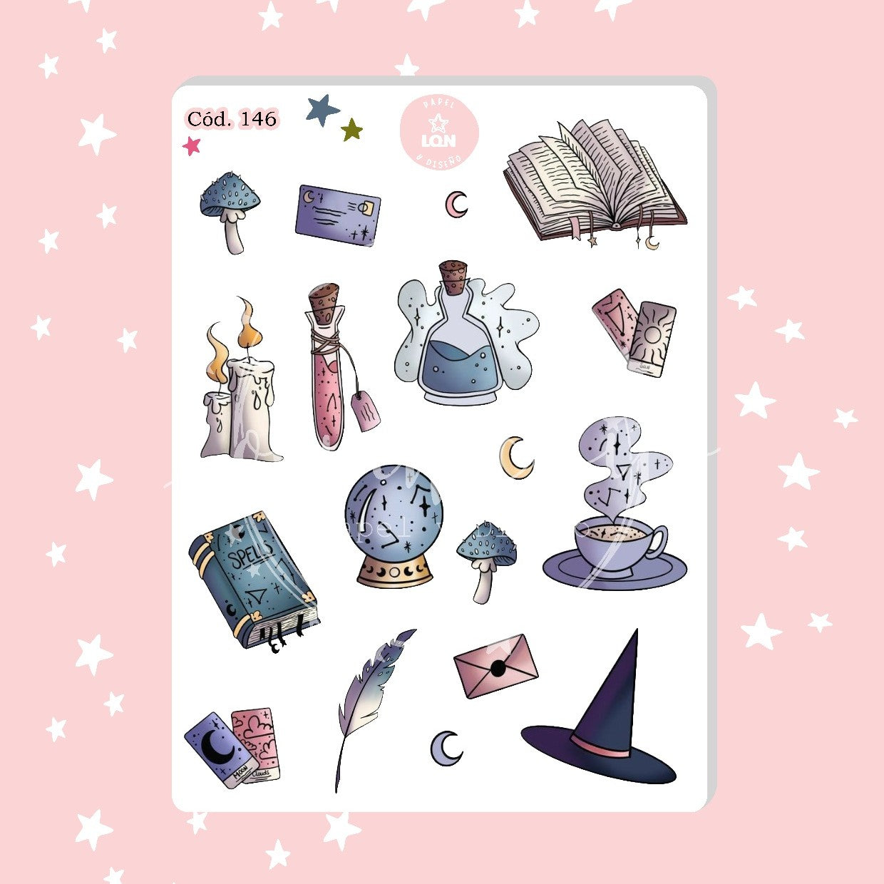 Sticker magia halloween 146