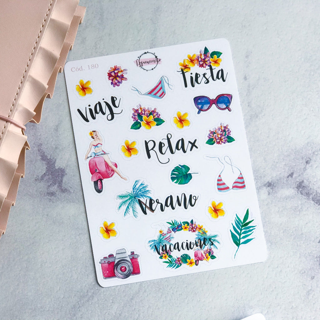 Sticker verano 180