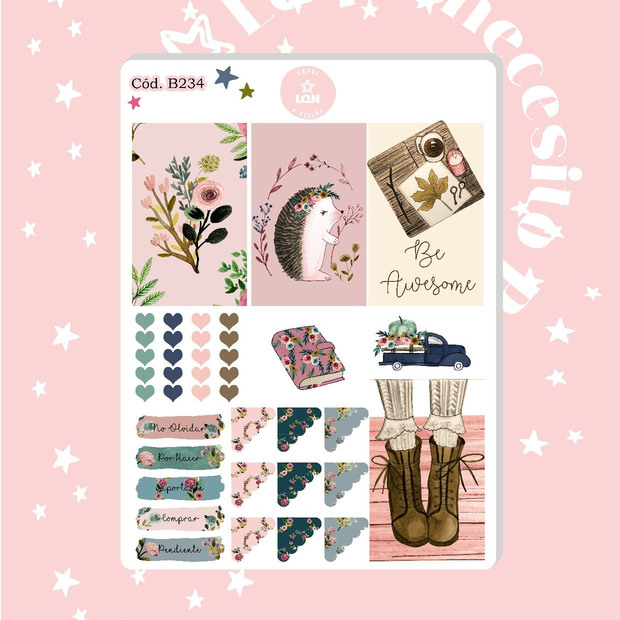 Sticker invierno otoño 234