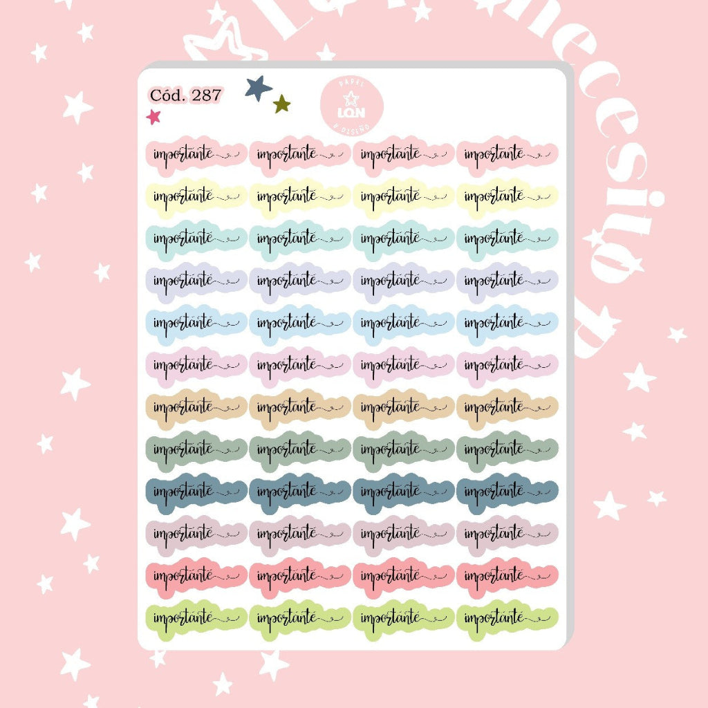 Sticker importante 287