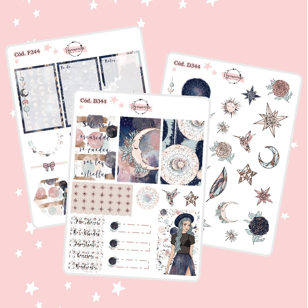 Sticker Celestial magia halloween 344