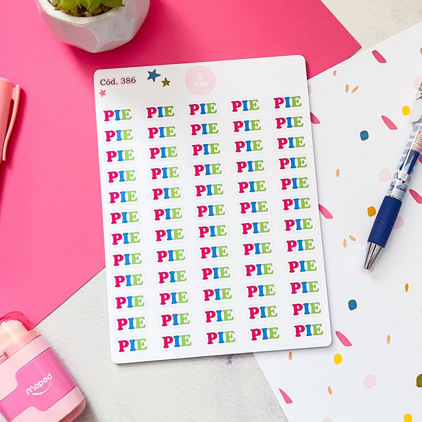 Stickers PIE (Docente) 386
