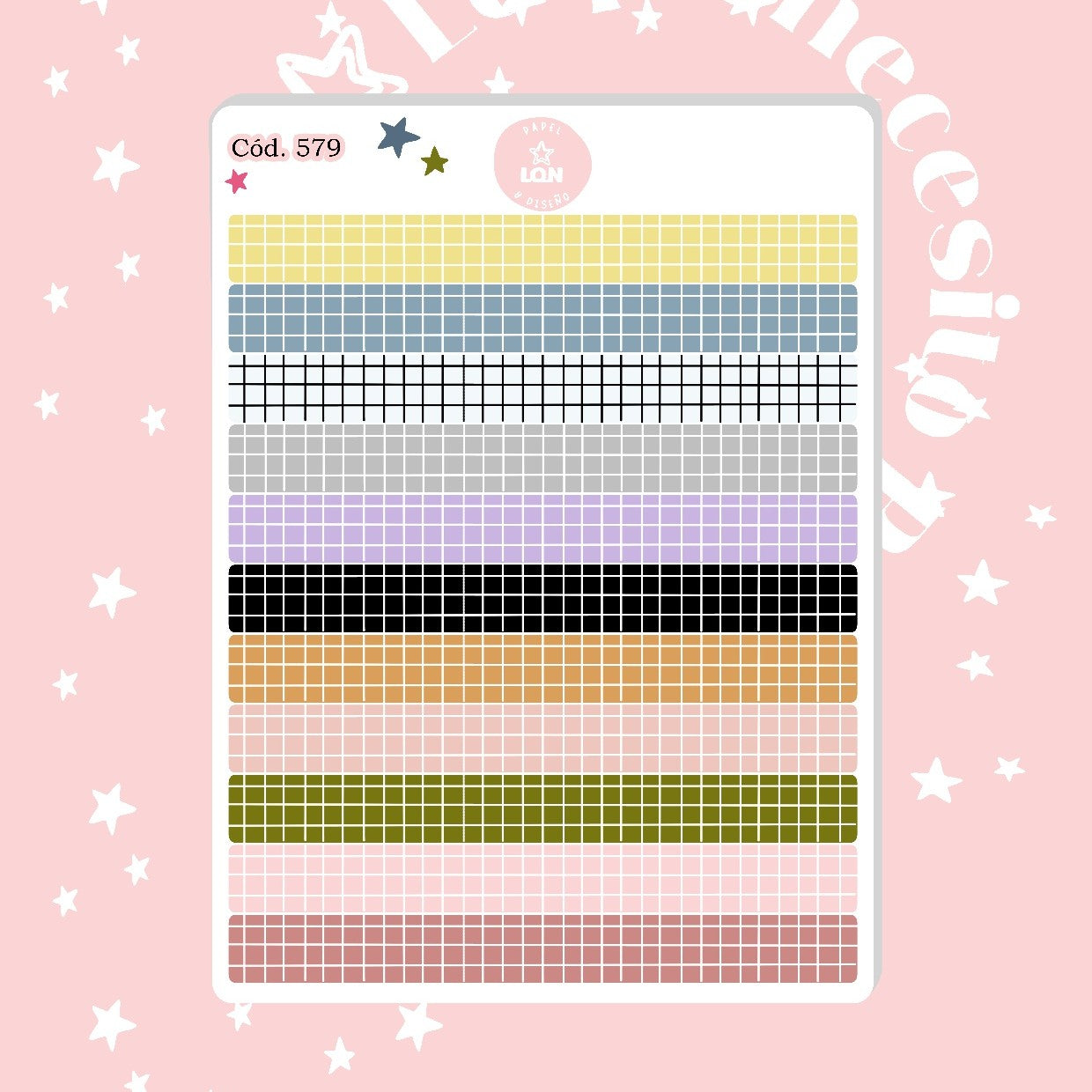 Sticker cintas decorativas cuadro 579