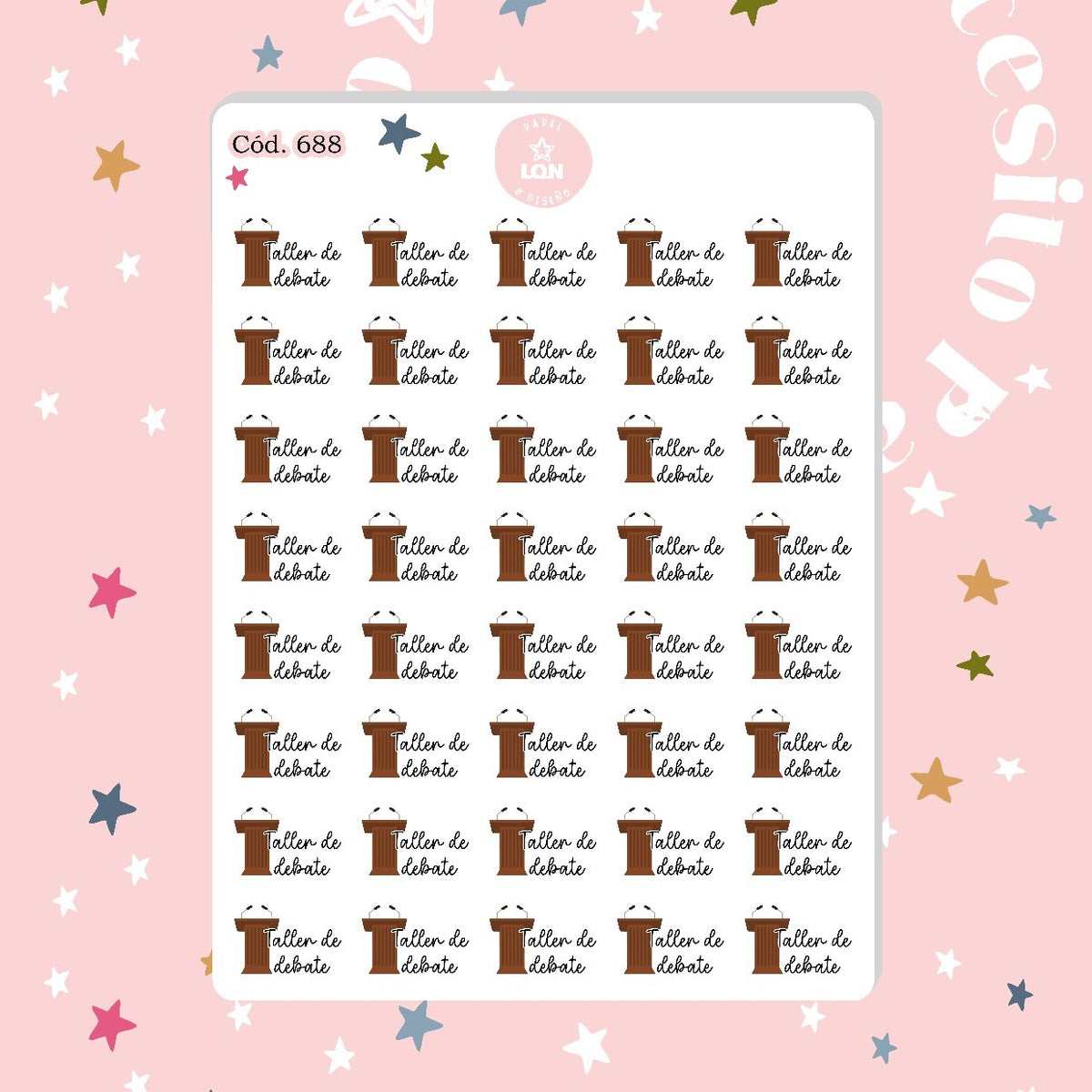 Sticker Taller de debate (docente) 688