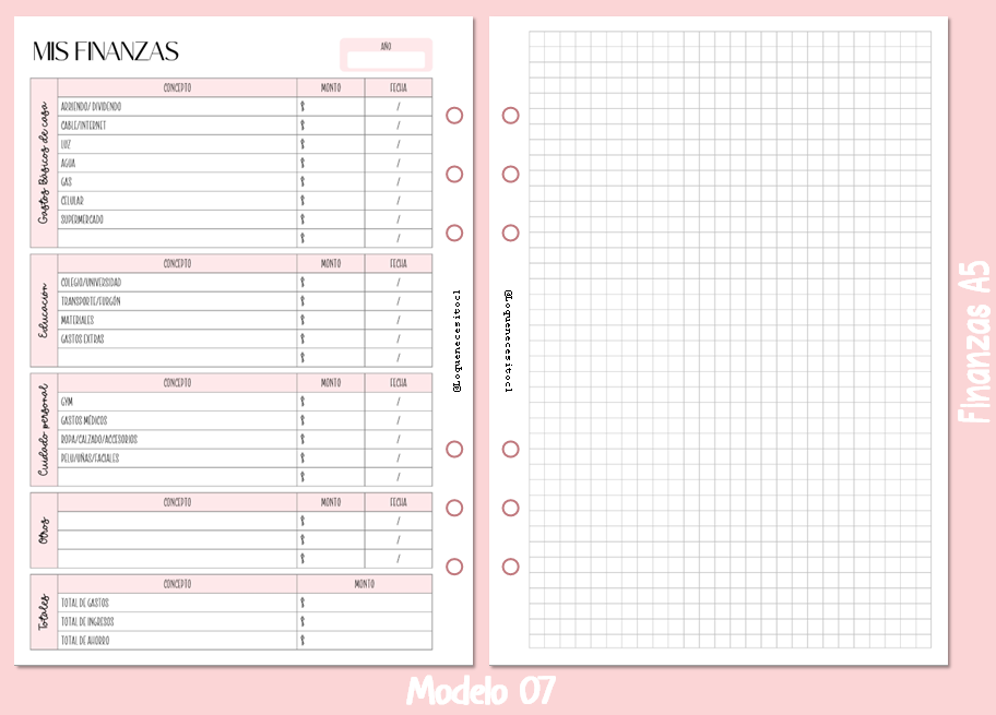 Insert A5 Finanzas