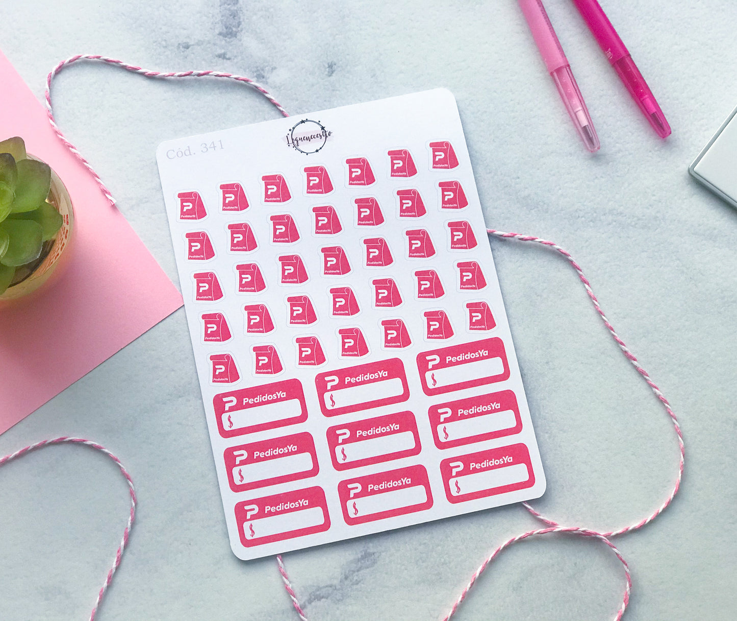 Sticker pedidos ya 341