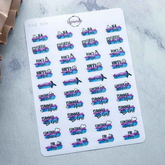 Sticker esenciales acuarela 004