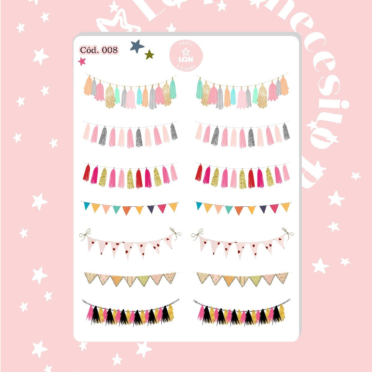Sticker banderines 008