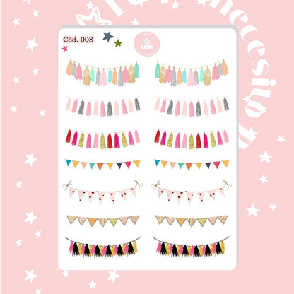 Sticker banderines 008