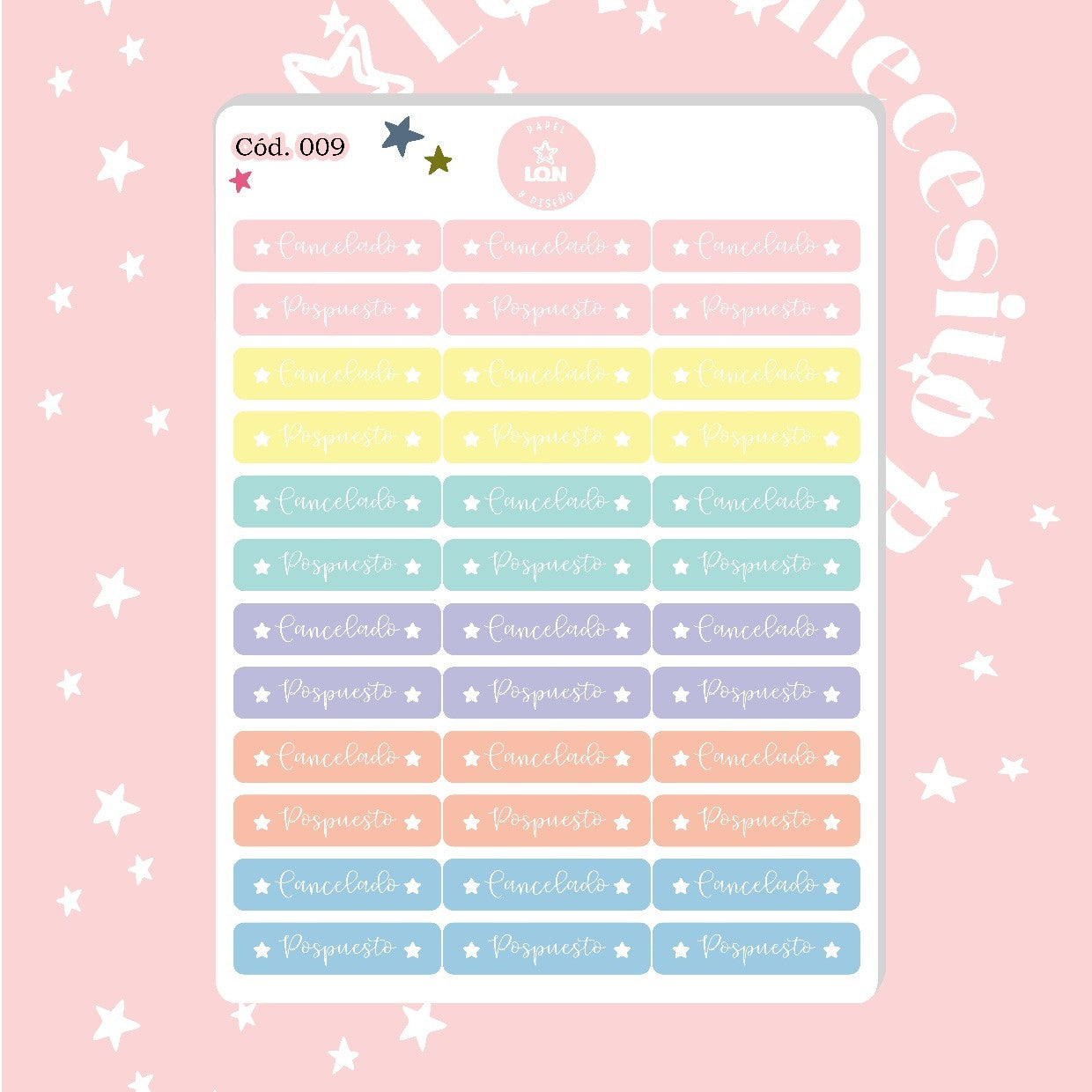 Sticker pospuesto cancelado 009