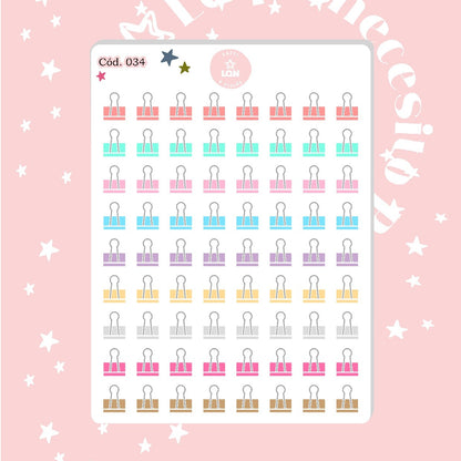 Sticker clip recordatorio 034