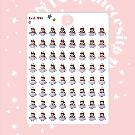 Sticker cafecito castiel  039