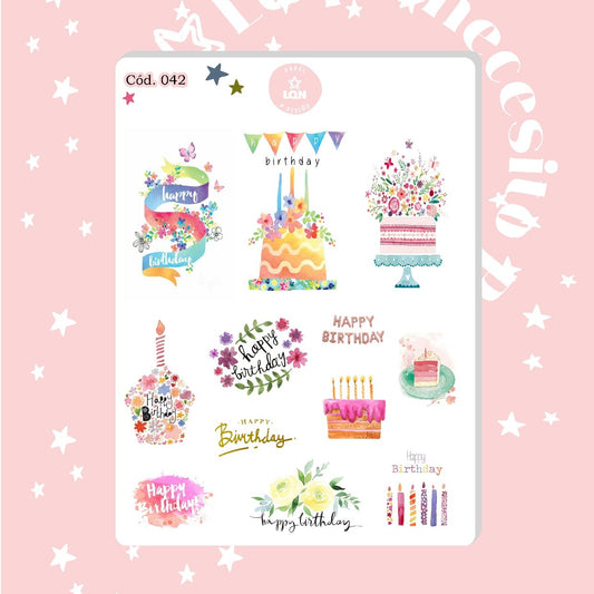Sticker cumpleaños 042