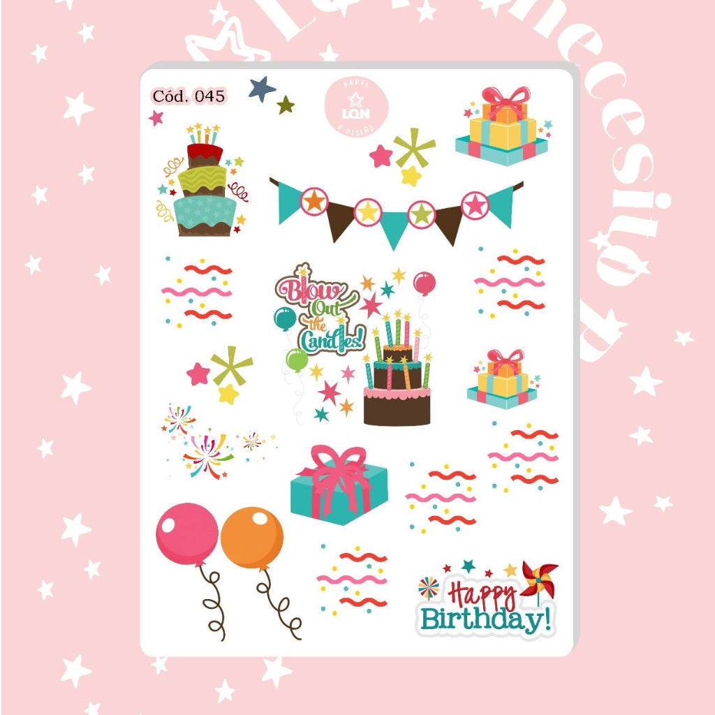 Sticker cumpleaños 045