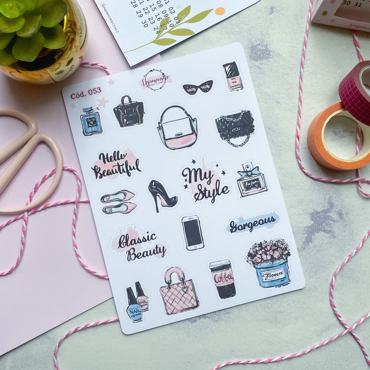 Sticker fashion 053