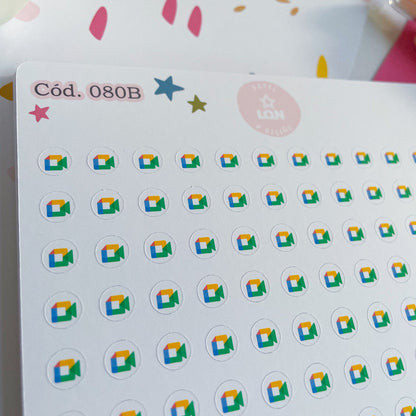 Sticker Google Meet 080