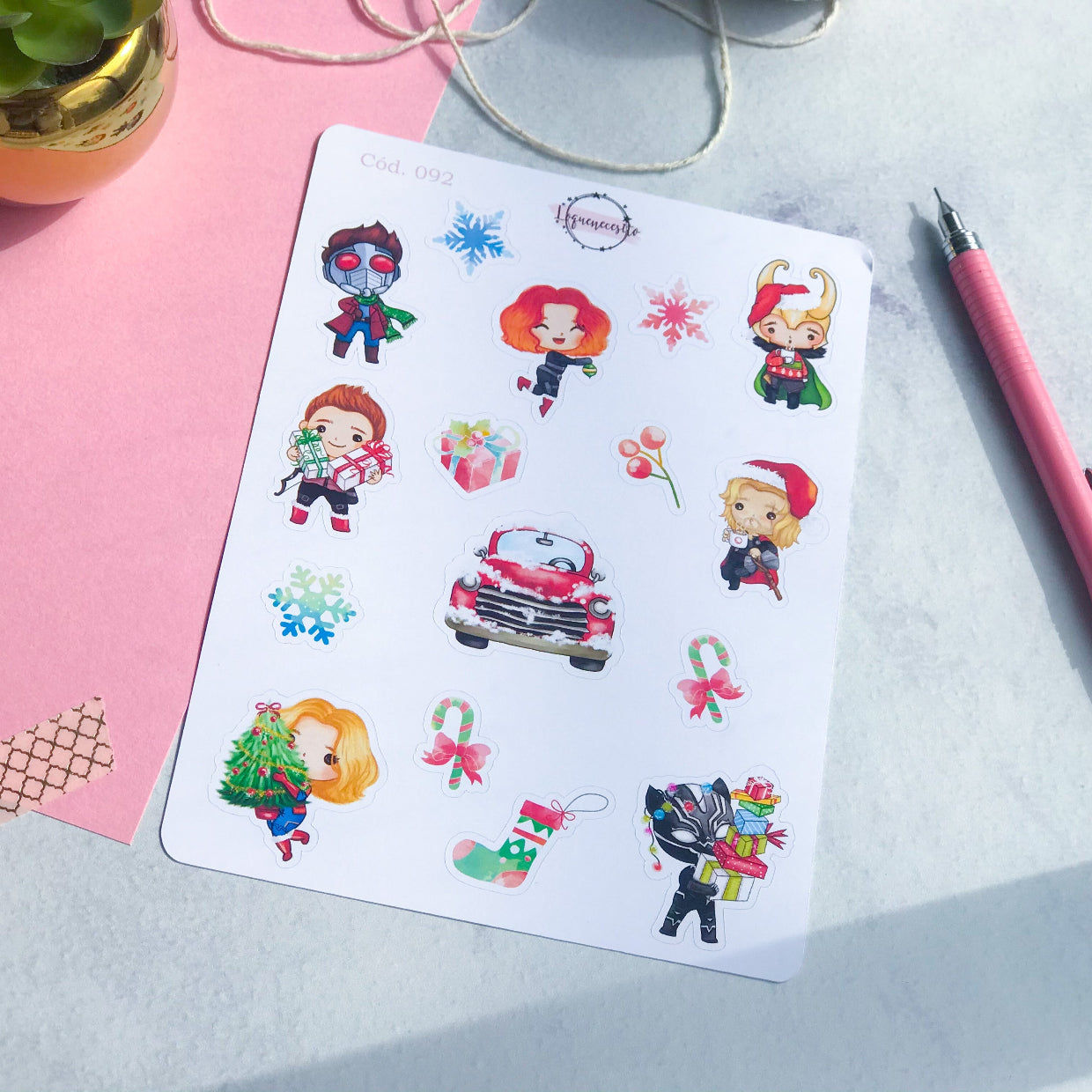Sticker navidad 092