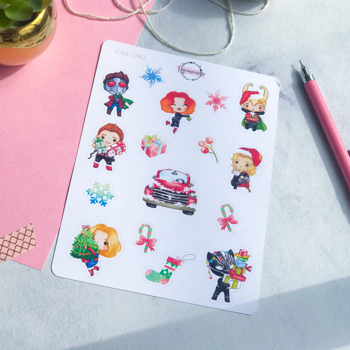 Sticker navidad 092
