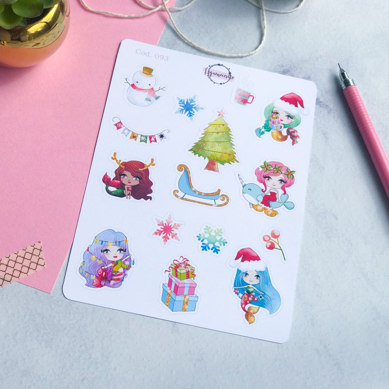 Sticker navidad 093