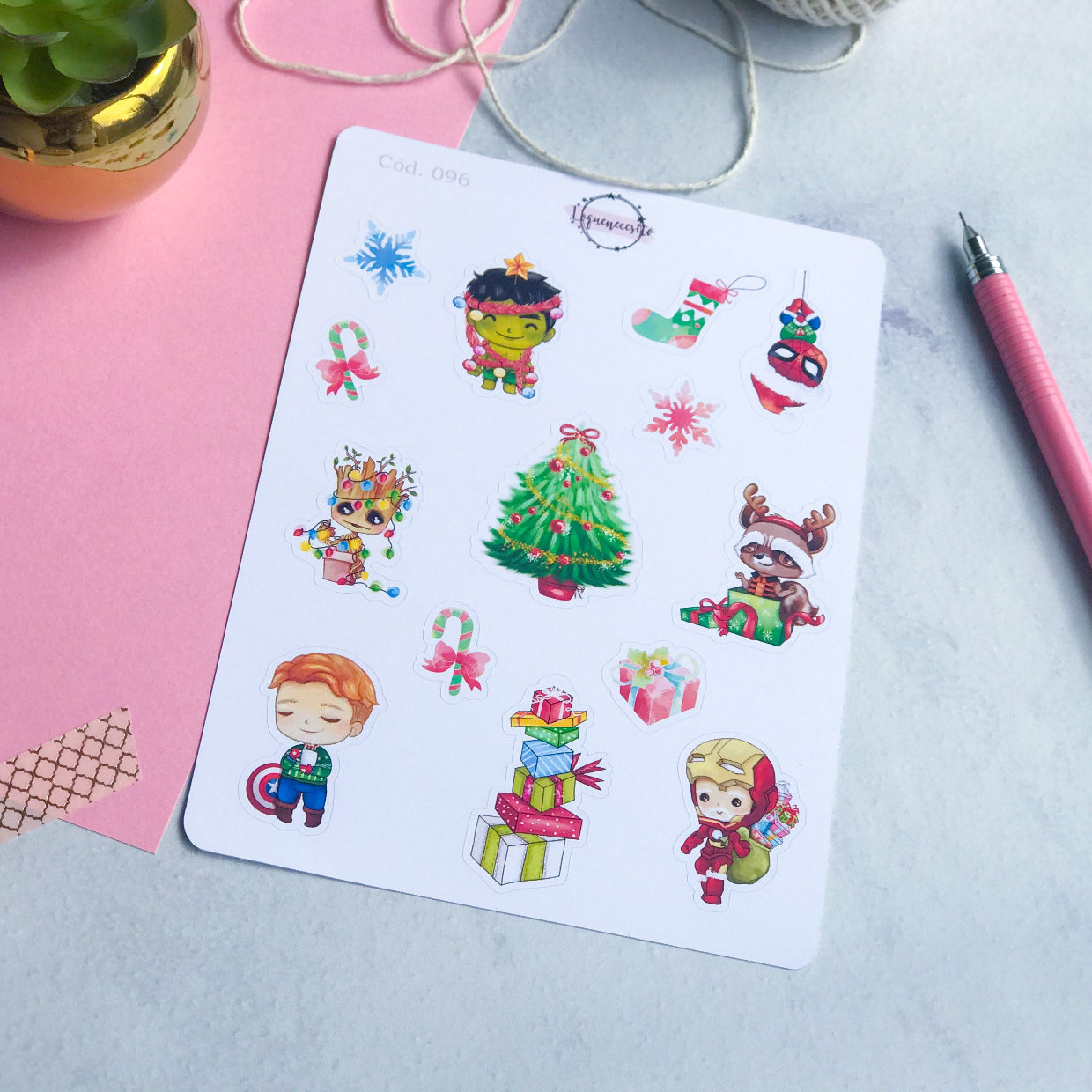 Sticker navidad 096