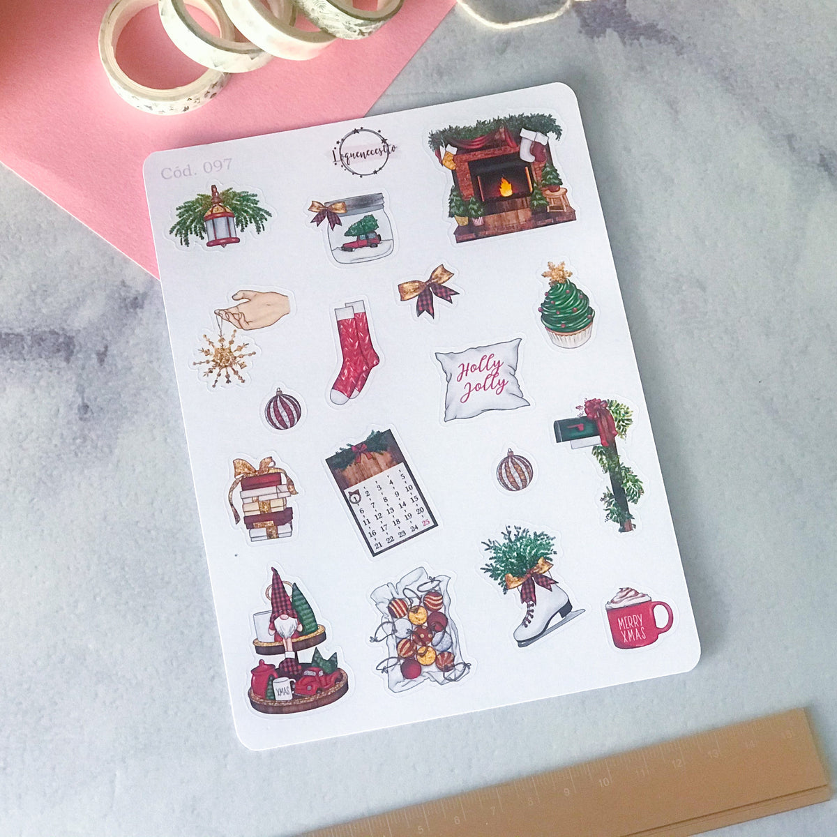Sticker navidad 097