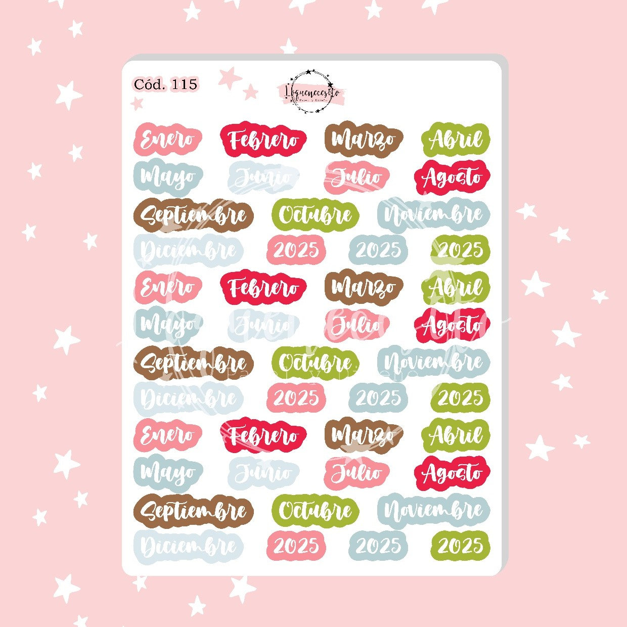 Stickers Meses 115