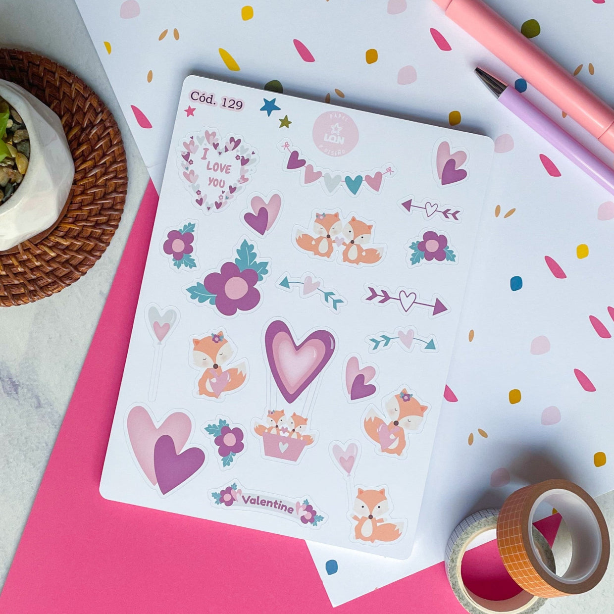 Sticker San Valentín 129
