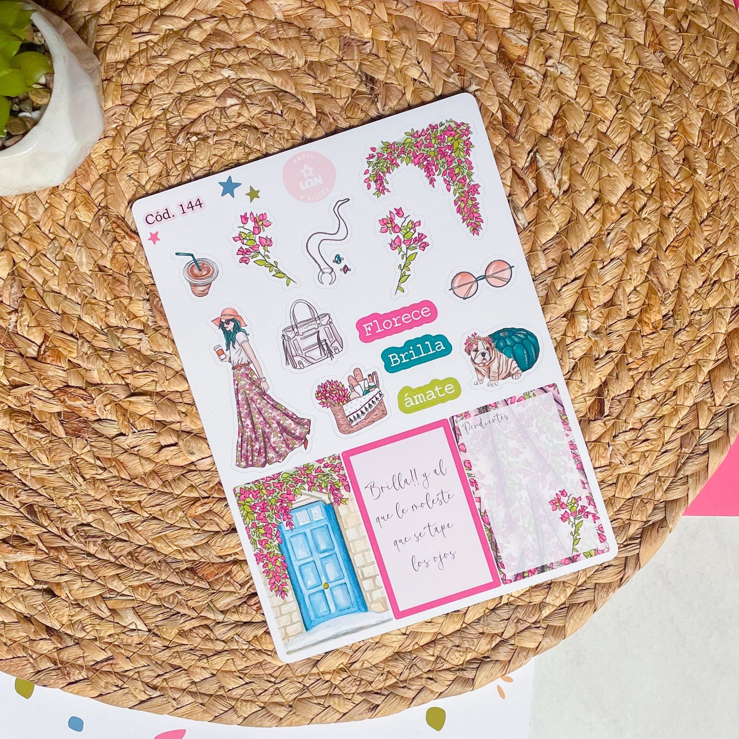 Sticker Floral 144