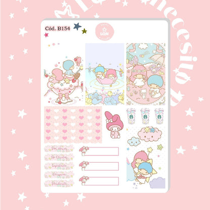 Sticker little twin stars 154