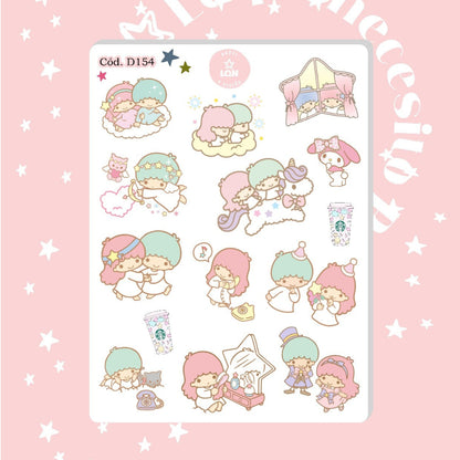 Sticker little twin stars 154