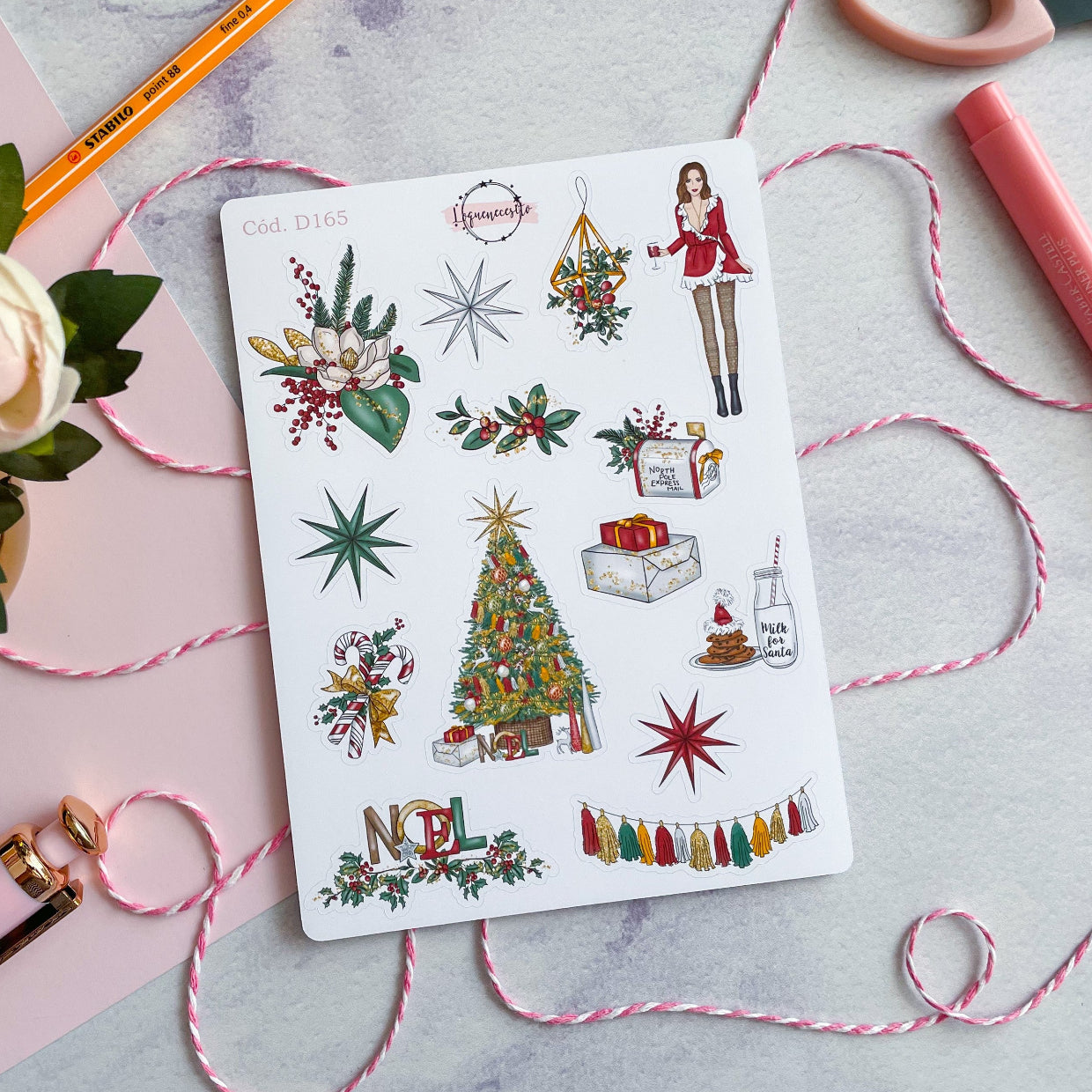 Sticker navidad 165