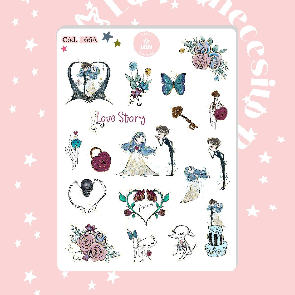 Sticker San Valentin 166
