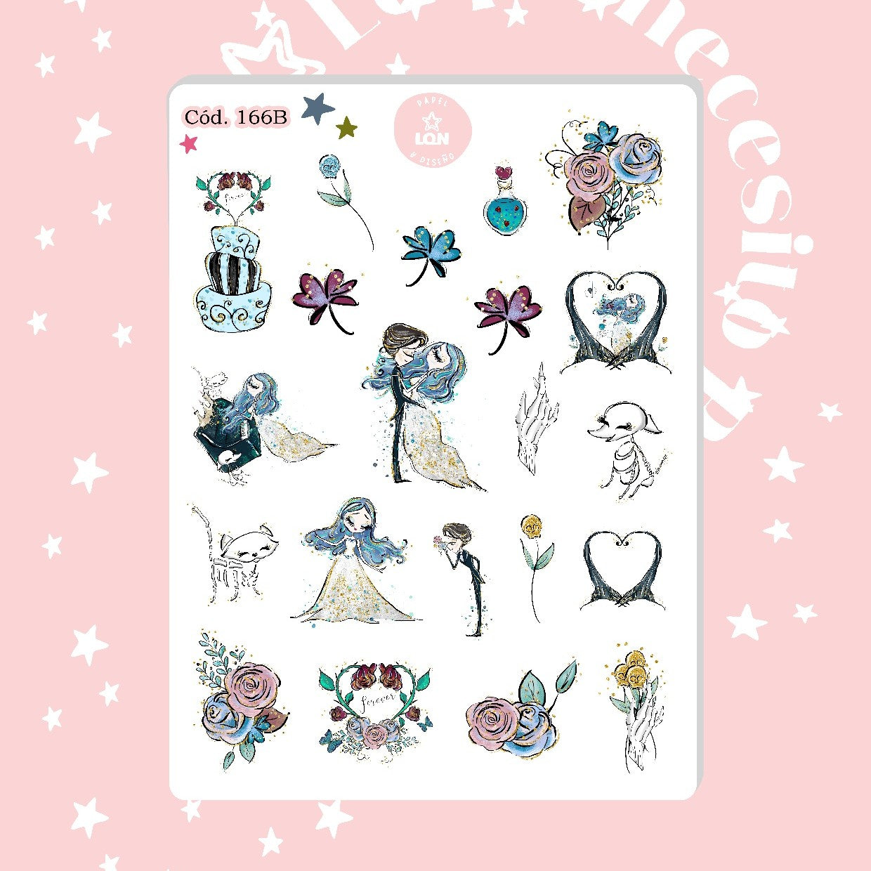 Sticker San Valentin 166
