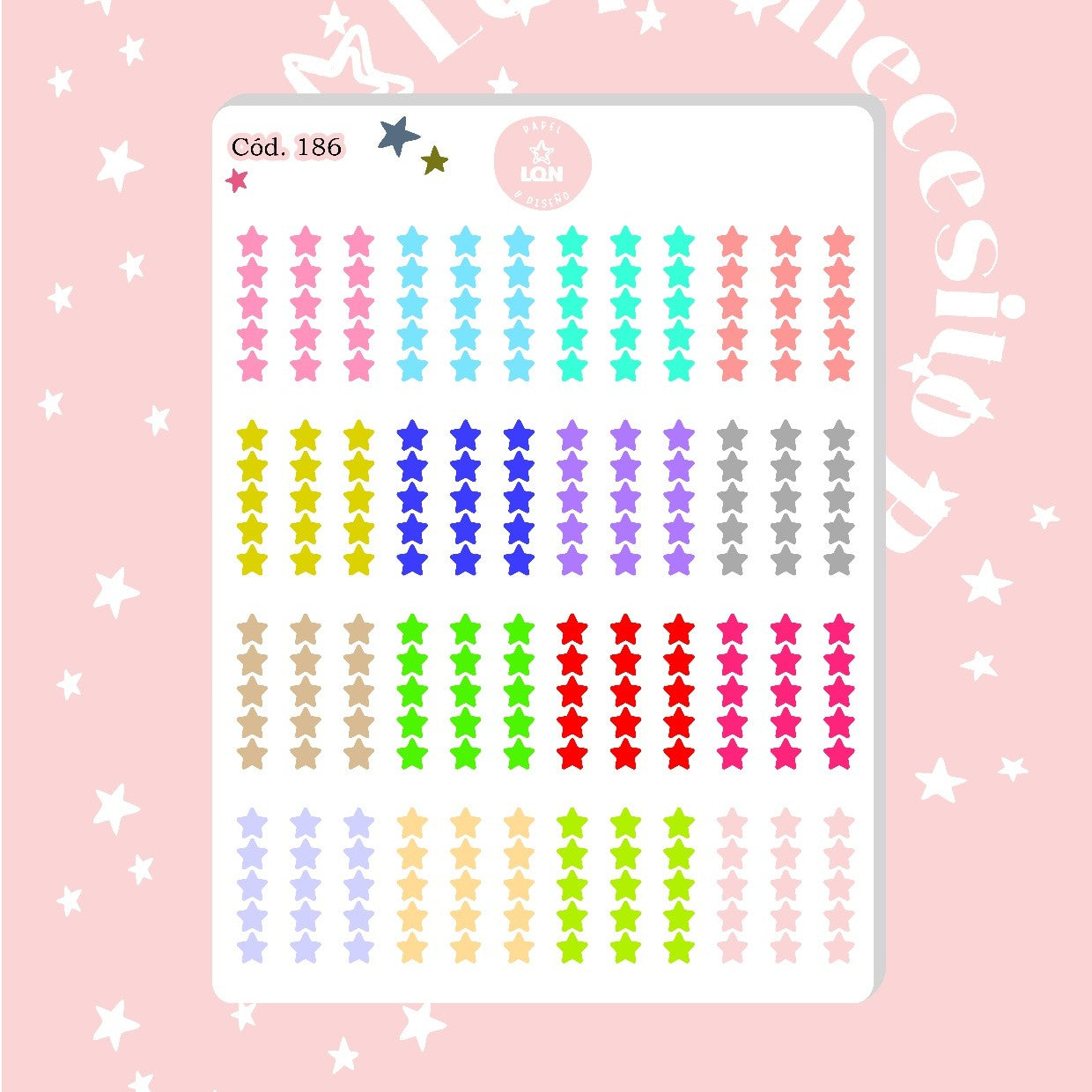 Sticker banderilla estrella 186