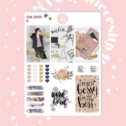 Sticker mom boss 220