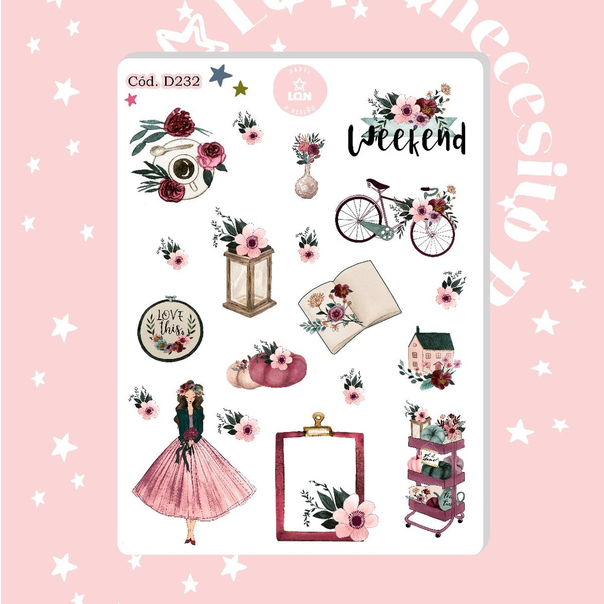 Sticker invierno otoño 232