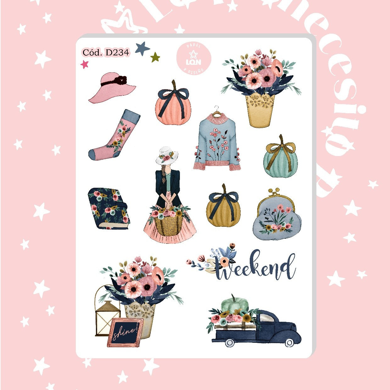 Sticker invierno otoño 234