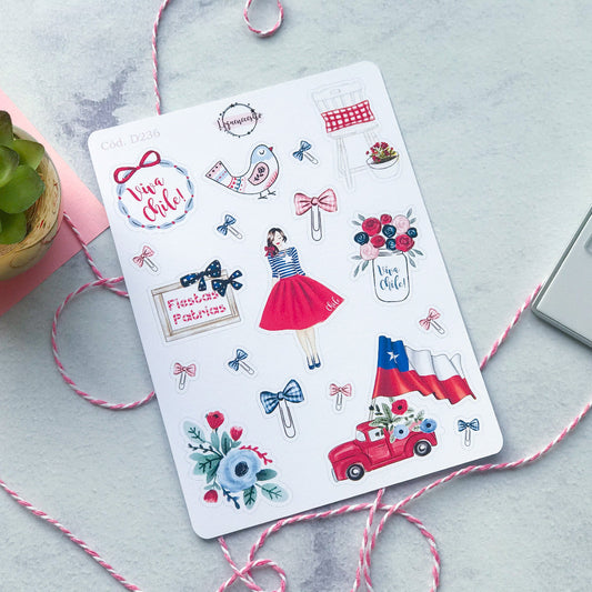 Sticker Fiestas patrias 236