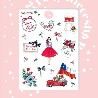 Sticker Fiestas patrias 236