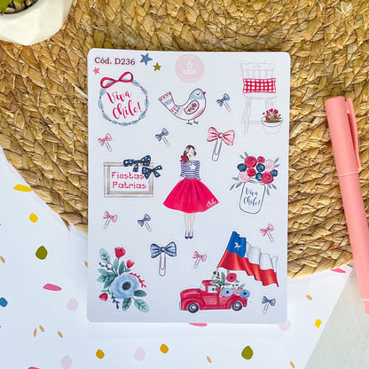 Sticker Fiestas patrias 236