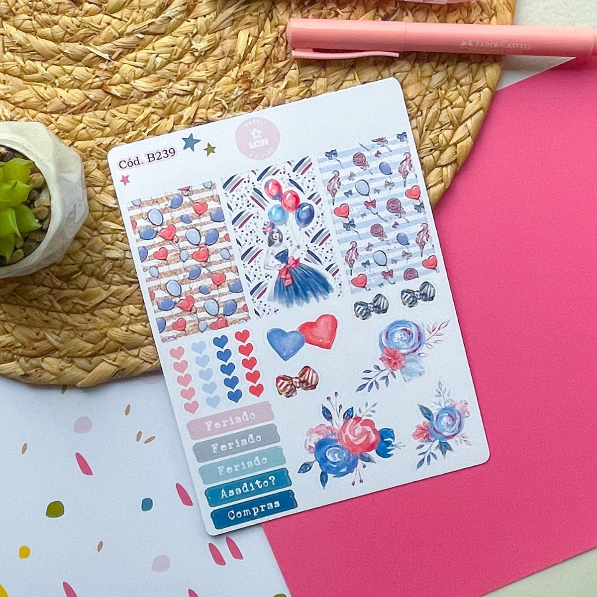 Sticker Fiestas patrias 239