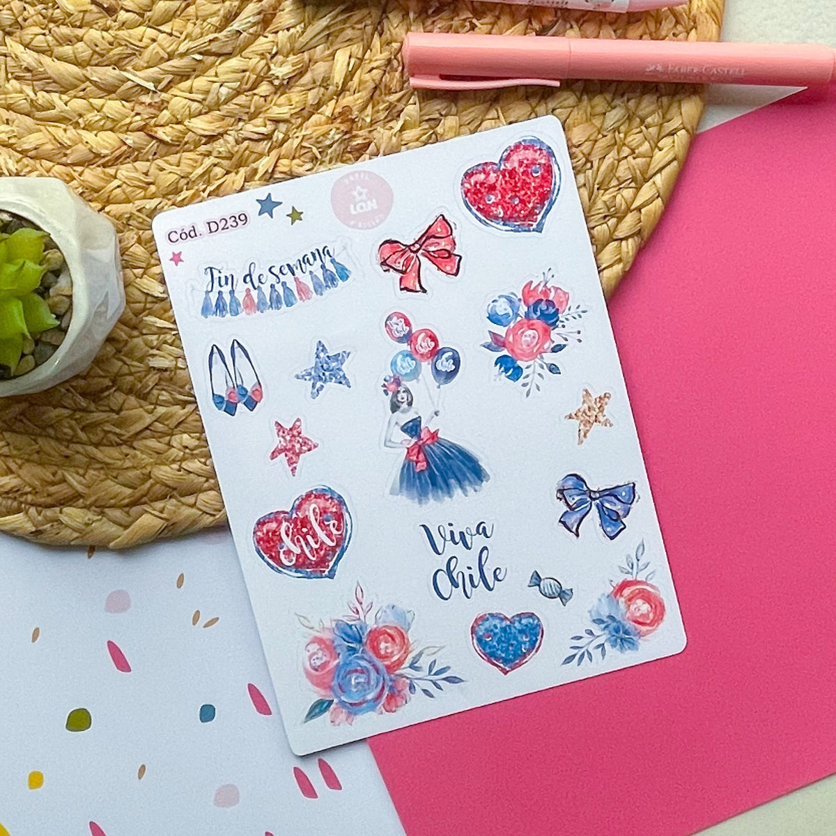 Sticker Fiestas patrias 239