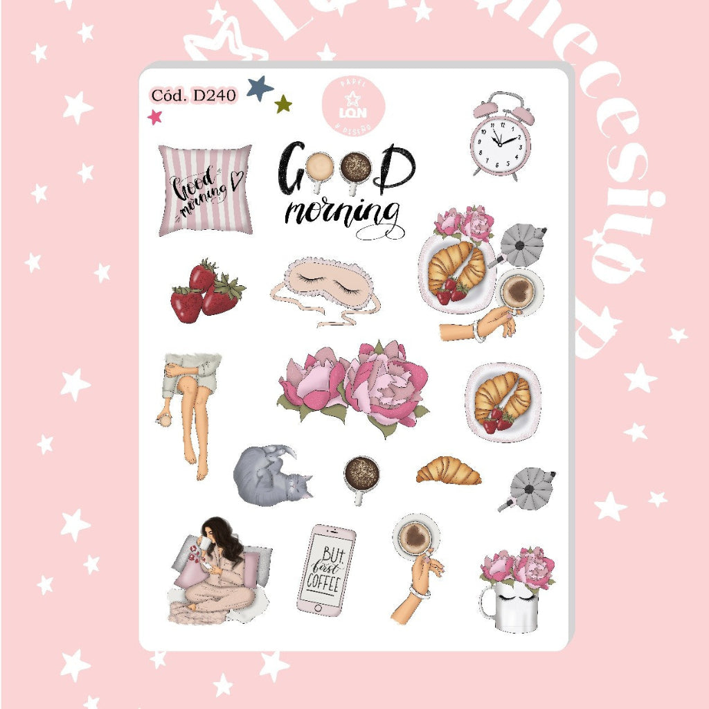 Sticker no me gustan las mañanas 240