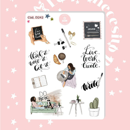 Sticker Planner addict 242