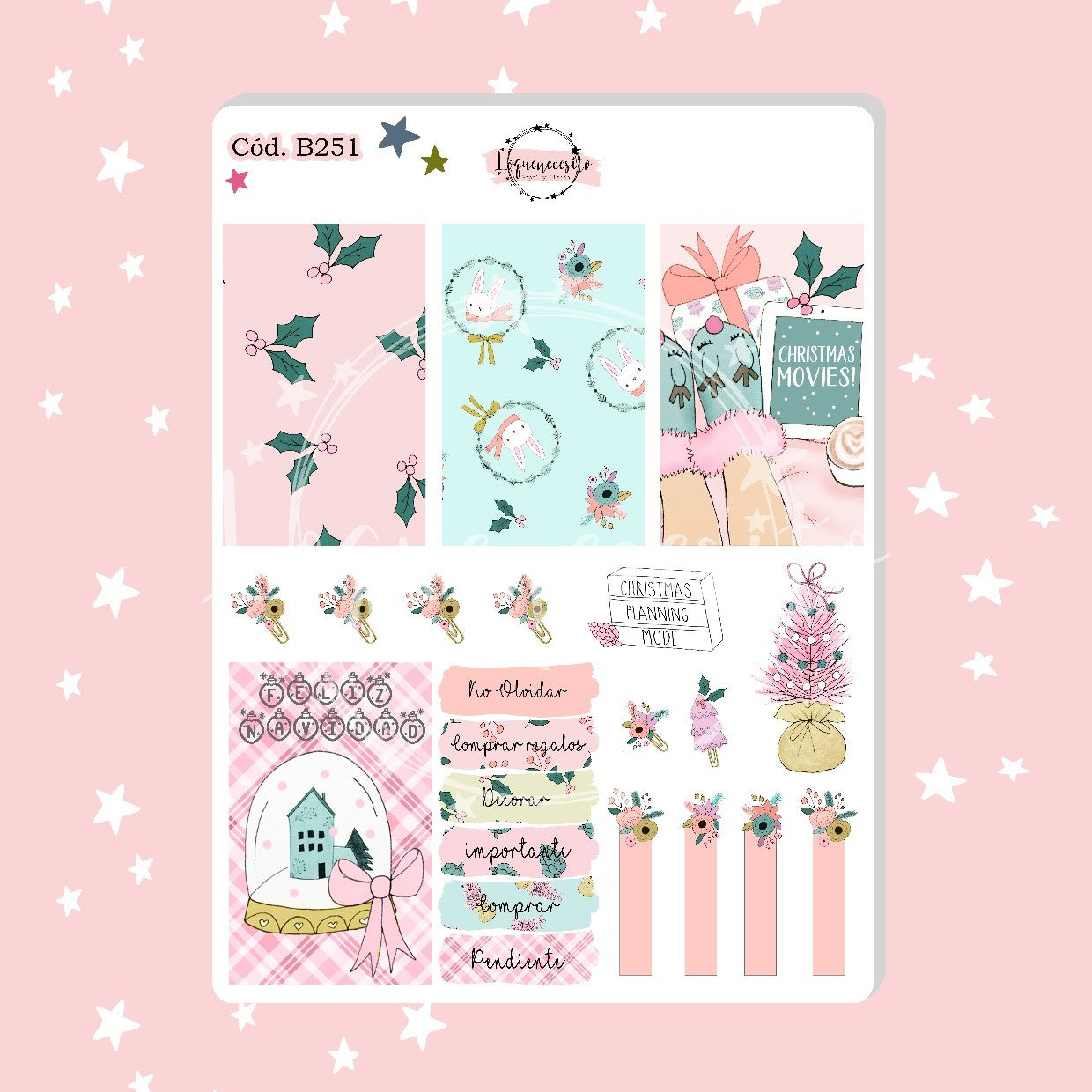 Sticker navidad 251
